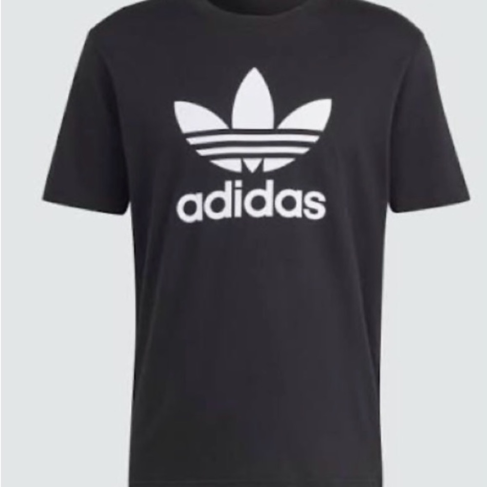 Adidas Black Crew Neck Tee